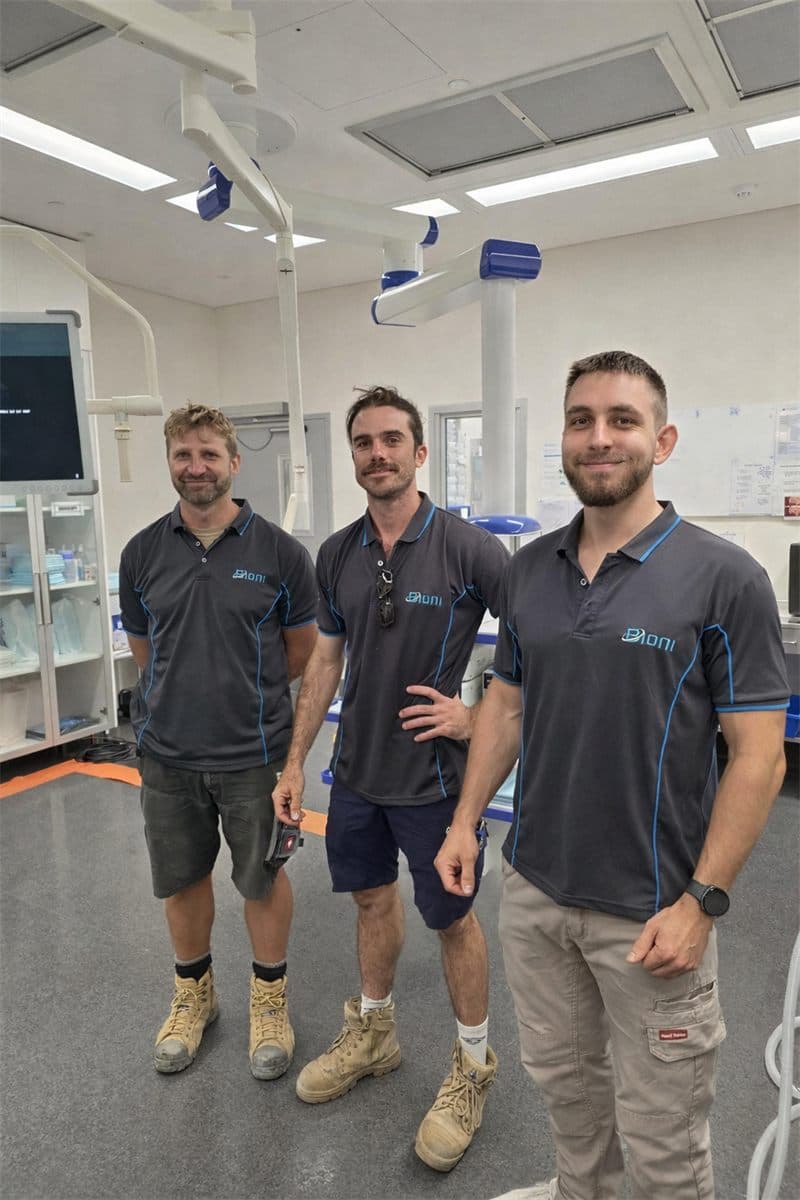 The Bioni Security & Electrical team on site